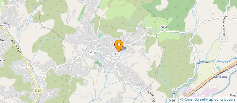 localisation de l'entreprise BOTACCINA MULTI SERVICES à AFA