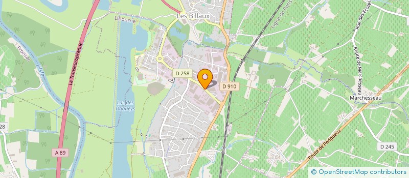 localisation de l'entreprise BOTALO à LIBOURNE