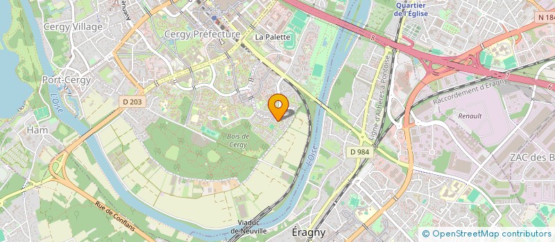 localisation de l'entreprise BOTAN  CERGY