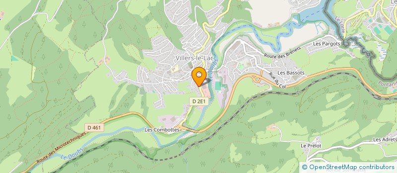 localisation de l'entreprise BOTAN DENTAL  VILLERS-LE-LAC