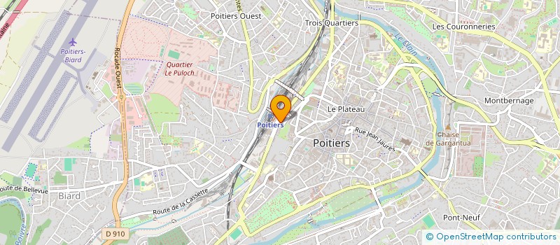 localisation de l'entreprise BOTANI  POITIERS