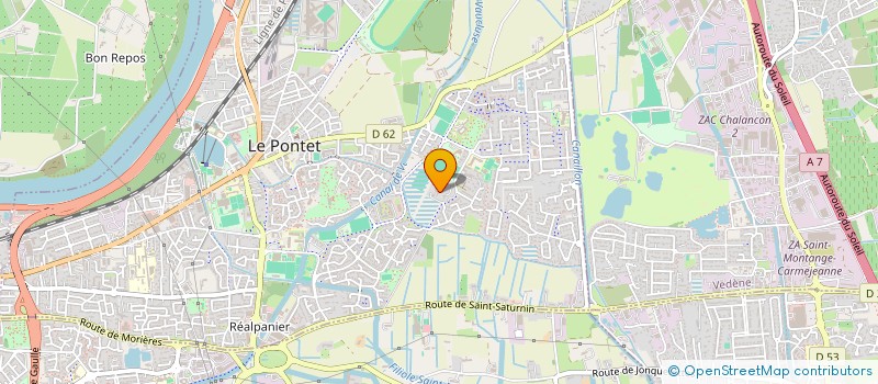 localisation de l'entreprise BOTANI BRANDS  LE PONTET