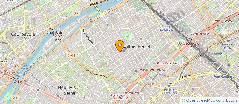 localisation de l'entreprise BOTANICUS à LEVALLOIS-PERRET