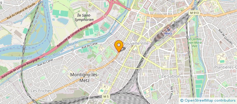 localisation de l'entreprise BOTANIK 21  MONTIGNY-LES-METZ