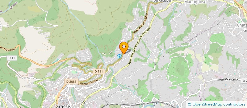localisation de l'entreprise BOTANIK SYSTEM  GRASSE