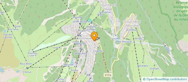 localisation de l'entreprise BOTANIKA à COURCHEVEL