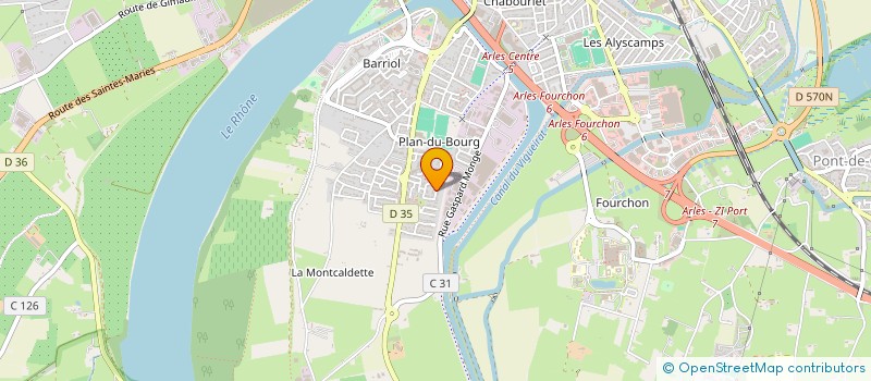 localisation de l'entreprise BOTANISTES AMATEURS DU PAYS D'ARLES (B.A.P.A.) à ARLES