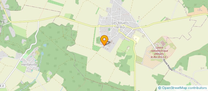 localisation de l'entreprise BOTANY SERVICES A LA PERSONNE  LES ALLUETS-LE-ROI