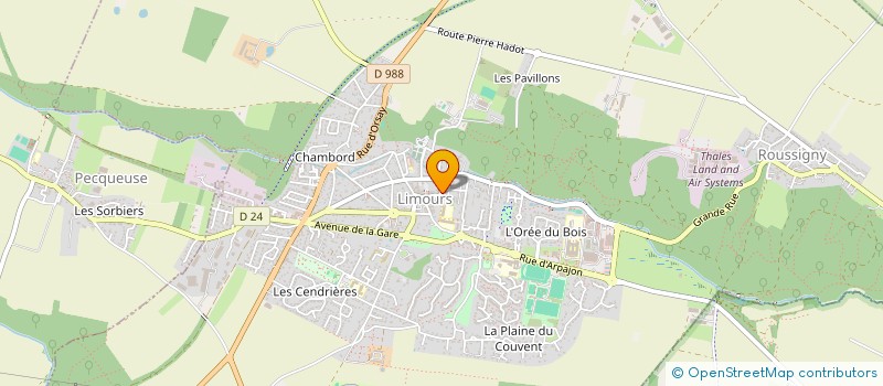 localisation de l'entreprise BOTAVAL MADAVERTE à LIMOURS