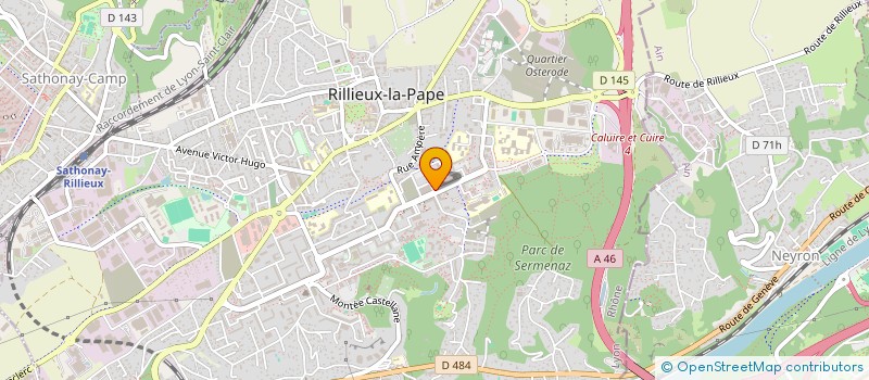 localisation de l'entreprise BOTAXI à RILLIEUX-LA-PAPE