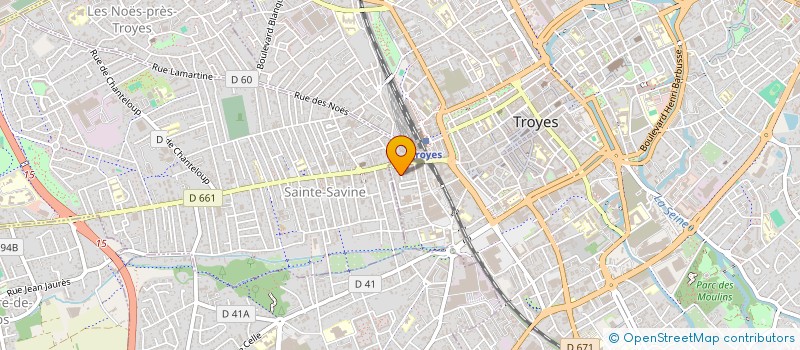 localisation de l'entreprise BOTBEA LA CITE DU PARADIS  TROYES