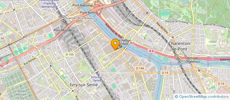 localisation de l'entreprise BOTE ONAT à LES LILAS