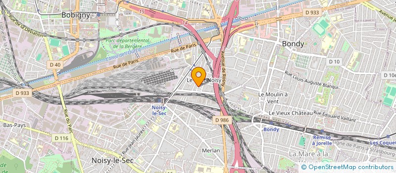 localisation de l'entreprise BOTE SERVICE à NOISY-LE-SEC