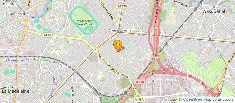 localisation de l'entreprise BOTEA CONCEPT à MARCQ-EN-BARŒUL