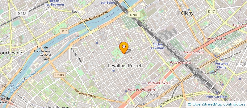 localisation de l'entreprise BOTELEC à COURBEVOIE