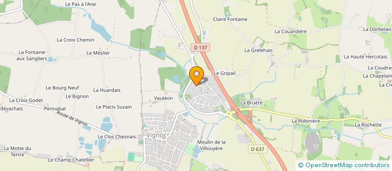 localisation de l'entreprise BOTELHO  VIGNOC