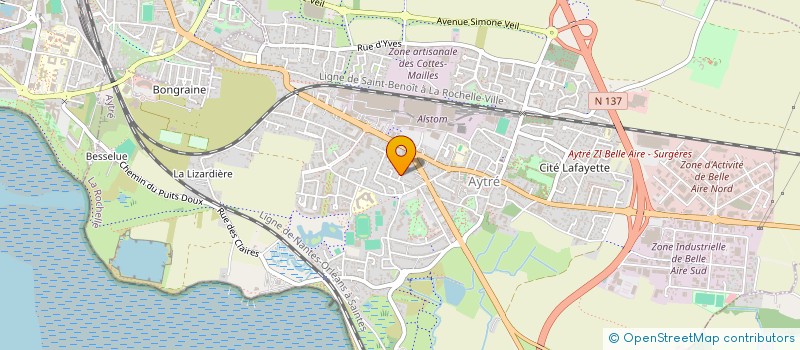 localisation de l'entreprise BOTELLE  AYTRE