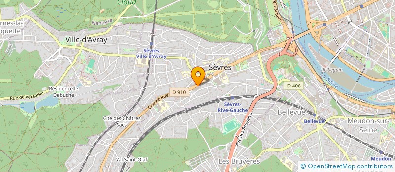localisation de l'entreprise BOTEMPS PRODUCTIONS à SEVRES
