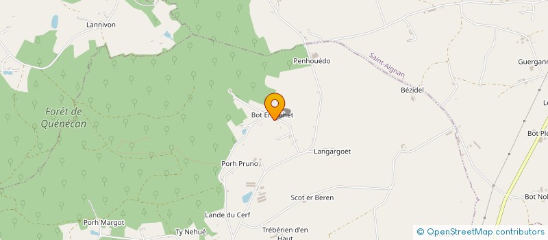 localisation de l'entreprise BOTER  CLEGUEREC