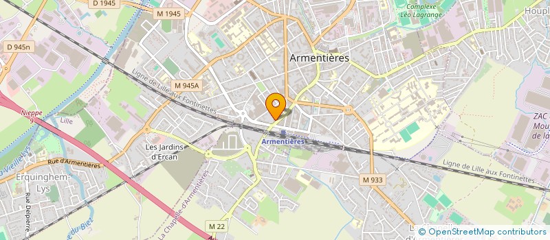 localisation de l'entreprise BOTERDAEL à ARMENTIERES
