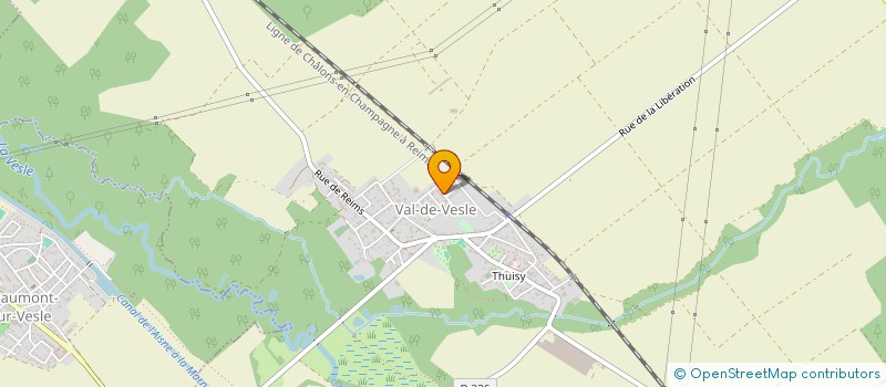 localisation de l'entreprise BOTEREL CYCLES  VAL-DE-VESLE