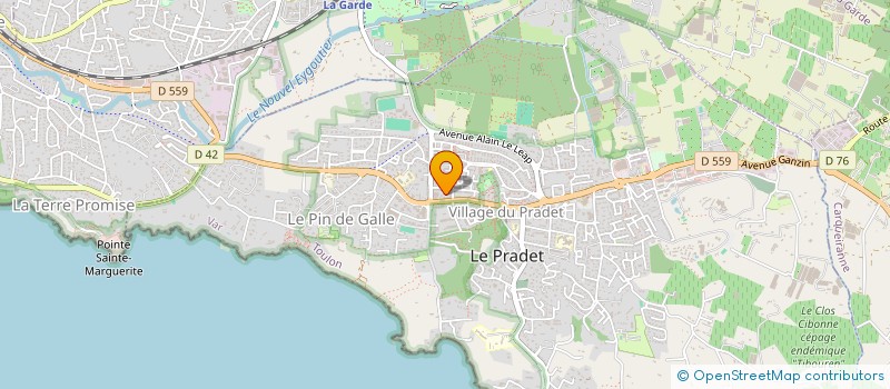 localisation de l'entreprise BOTEROSE  LE PRADET