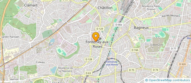 localisation de l'entreprise BOTHE 92 à FONTENAY-AUX-ROSES