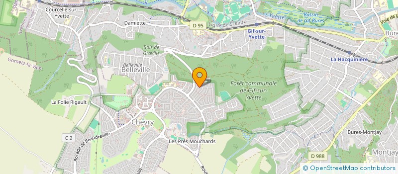 localisation de l'entreprise BOTHEIA à GIF-SUR-YVETTE