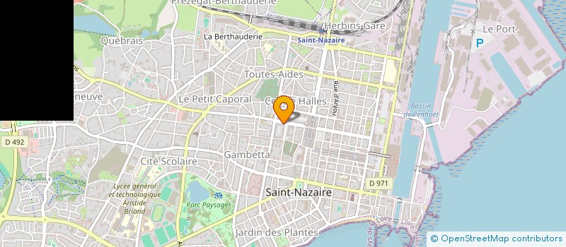 localisation de l'entreprise BOTHOREL à SAINT-NAZAIRE