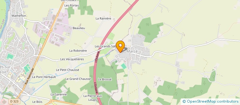 localisation de l'entreprise BOTICARI  LOIRE-AUTHION