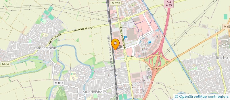 localisation de l'entreprise BOTIGO STRASBOURG SARL  LAMPERTHEIM