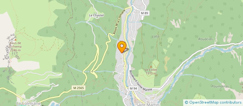 localisation de l'entreprise BOTILDE  SAINT-MARTIN-VESUBIE