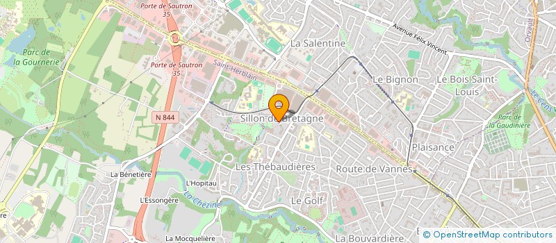 localisation de l'entreprise BOTIMEX - BOTI TRANSPORT IMPORT EXPORT COMMERCE GENERAL  SAINT-HERBLAIN