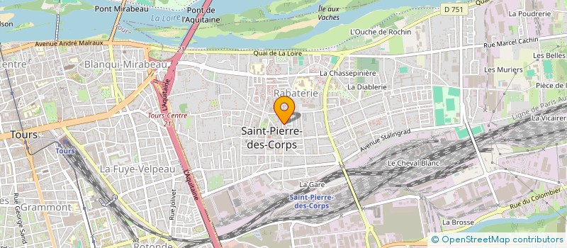 localisation de l'entreprise BOTIUM  SAINT-PIERRE-DES-CORPS