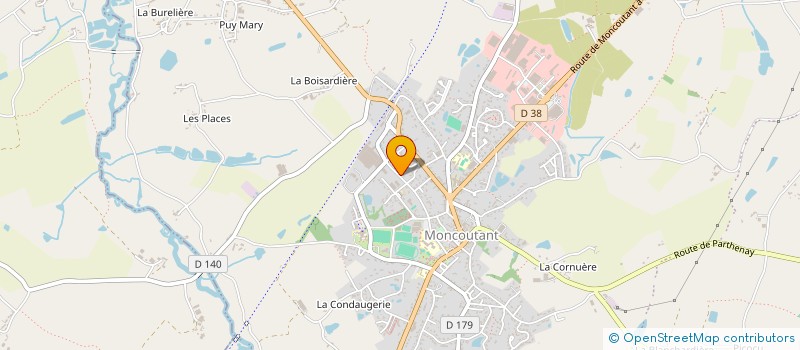 localisation de l'entreprise BOTON SEBASTIEN  MONCOUTANT-SUR-SEVRE