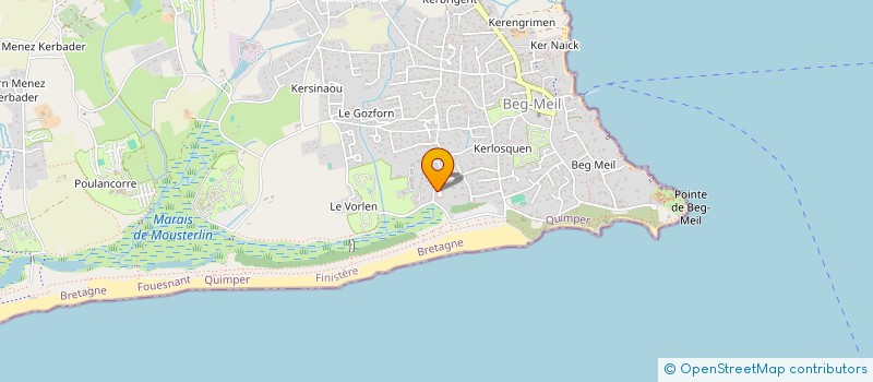 localisation de l'entreprise BOTQUELEN INDIVISION à FOUESNANT