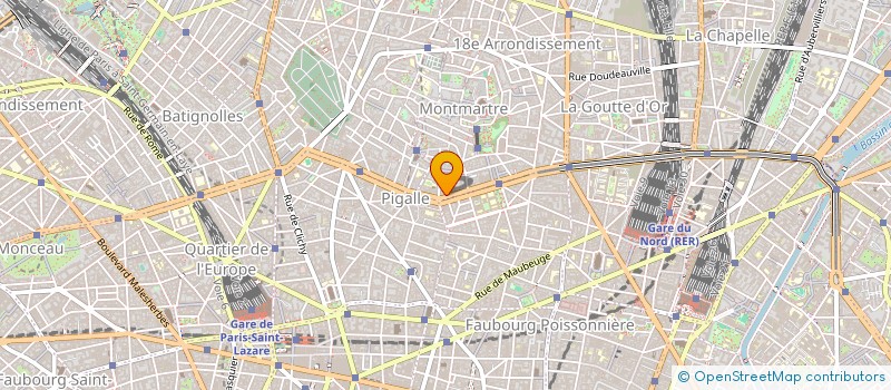 localisation de l'entreprise BOTRACI  PARIS 18