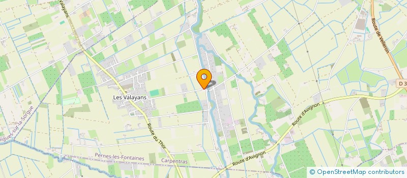 localisation de l'entreprise BOTRUS BOTRYS  PERNES-LES-FONTAINES