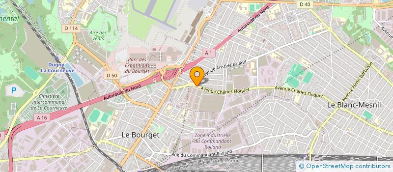 localisation de l'entreprise BOTT à LE BLANC-MESNIL