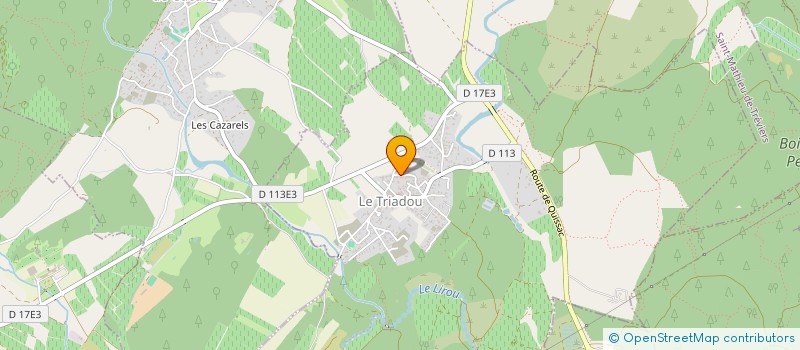 localisation de l'entreprise BOTTACCI  LE TRIADOU