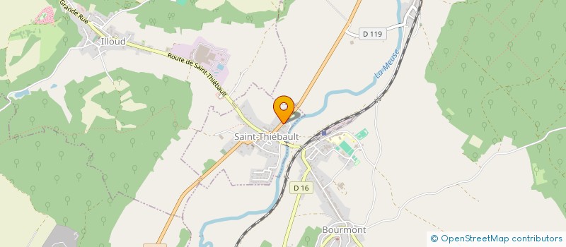 localisation de l'entreprise BOTTAZZINI ET CHAUMEIL à SAINT-THIEBAULT