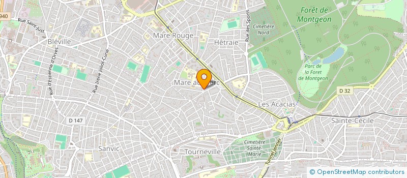 localisation de l'entreprise BOTTE à LE HAVRE