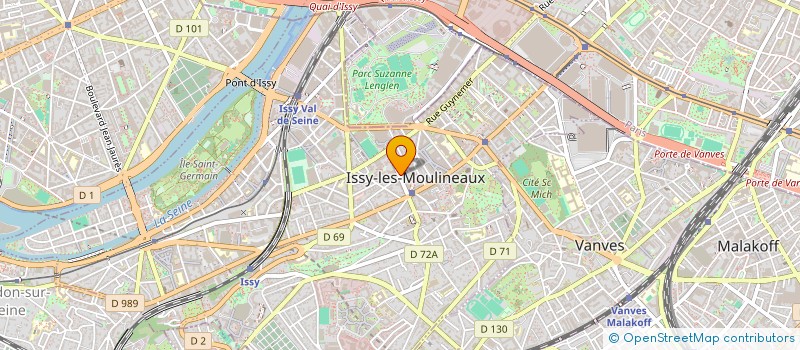 localisation de l'entreprise BOTTEGA CALLEGARI à ISSY-LES-MOULINEAUX
