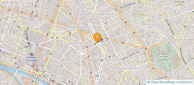 localisation de l'entreprise BOTTEGA CARRISI  PARIS