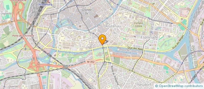 localisation de l'entreprise BOTTEGA FEBVRE  STRASBOURG