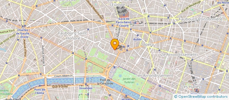 localisation de l'entreprise BOTTEGA VENETA FRANCE à PARIS
