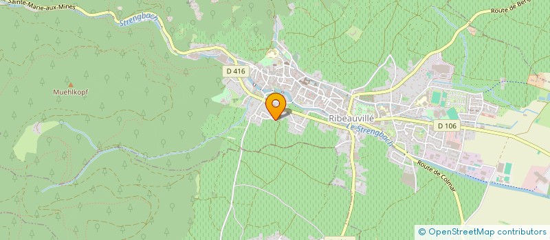 localisation de l'entreprise BOTTERMANTEL  RIBEAUVILLE