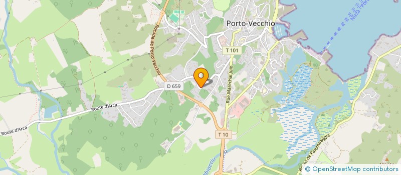 localisation de l'entreprise BOTTI MARINE  PORTO-VECCHIO