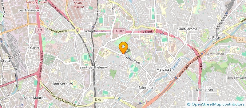 localisation de l'entreprise BOTTI MOTORS  MARSEILLE