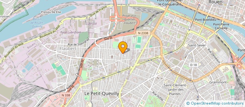 localisation de l'entreprise BOTTICELLI à LE PETIT-QUEVILLY